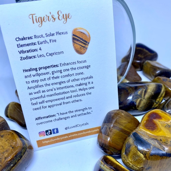 Tiger’s Eye Tumbled Crystal - Picture 4 of 5